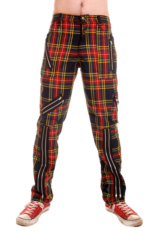 Zip Bondage Tartan Cotton Pants – Tiger of London