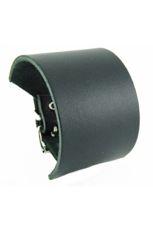 DEA173 Medium Plain Leather Wristband